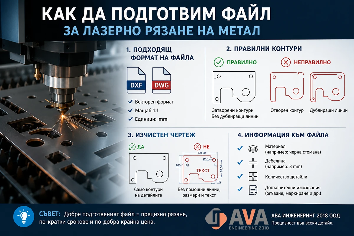 Файл за лазерно рязане на метал
