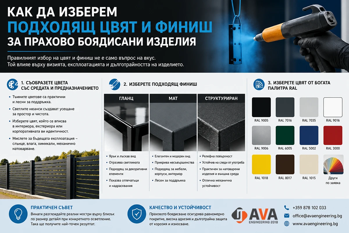 Финиш за прахово боядисани изделия